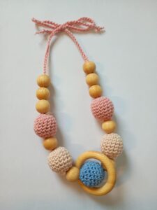 Borstvoedingsketting Hemel met ring