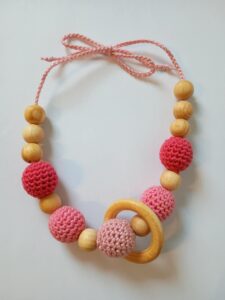 Borstvoedingsketting Rose met ring